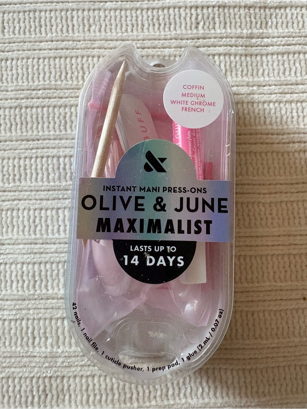 Olive & June Maximalist Instant Mani Press-Ons - Pink